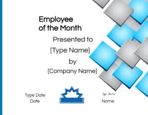award template